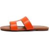 imageVenusCelia Womens H Band Wide Flat SandalOrange