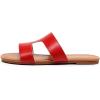 imageVenusCelia Womens H Band Wide Flat SandalRed