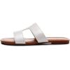 imageVenusCelia Womens H Band Wide Flat SandalWhite