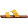 imageVenusCelia Womens H Band Wide Flat SandalYellow