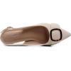 imageVenusCelia Womens Charming Lady Slingback Pump ShoeBeige Pu