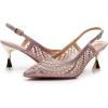 imageVenusCelia Womens Charming Lady Slingback Pump ShoePink Studded