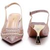 imageVenusCelia Womens Charming Lady Slingback Pump ShoePink Studded