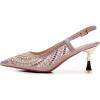 imageVenusCelia Womens Charming Lady Slingback Pump ShoePink Studded