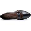 imageVenusCelia Womens Mary Jane Flat ShoeBlack Pu