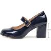 imageVenusCelia Womens Mary Jane Pump Heeled ShoeNavy Pu
