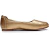 imageVenusCelia Womens Plain Dance Flat ShoeGold Pu