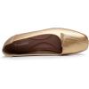 imageVenusCelia Womens Plain Dance Flat ShoeGold Pu