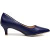 imageVenusCelia Womens Rokoko Pump Kitten Heel ShoeNavy Pu