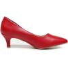 imageVenusCelia Womens Rokoko Pump Kitten Heel ShoeRed Pu