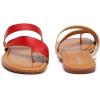 imageVenusCelia Womens ToeRing Wide Slide SandalRed Pu