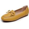 imageVenusCelia Womens Bowknot Wide Flat ShoeYellow Pu