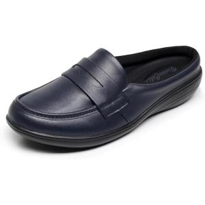 imageVenusCelia Womens Bullet Comfort Walking MulesNavy Pu