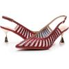 imageVenusCelia Womens Graceful Lady Slingback Pump ShoeBurgundy