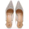 imageVenusCelia Womens Graceful Lady Slingback Pump ShoeSilver
