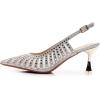 imageVenusCelia Womens Graceful Lady Slingback Pump ShoeSilver