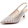 imageVenusCelia Womens Graceful Lady Slingback Pump ShoeSilver