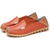 imageVenusCelia Womens Walking on Clouds Flat LoaferOrangePatches