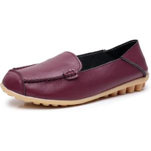 imageVenusCelia Womens Walking on Clouds Flat LoaferBurgundy