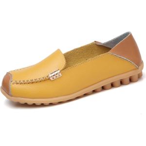 imageVenusCelia Womens Walking on Clouds Flat LoaferYellowPatches