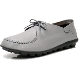 imageVenusCelia Womens Comfort Walking Cute Flat LoaferGrey Lace