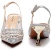 imageVenusCelia Womens Charming Lady Slingback Pump ShoeSilver