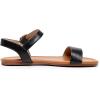 imageVenusCelia Womens Plain Strap Wide Flat SandalBlack