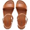 imageVenusCelia Womens Plain Strap Wide Flat SandalCamel