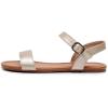 imageVenusCelia Womens Plain Strap Wide Flat SandalGold