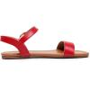 imageVenusCelia Womens Plain Strap Wide Flat SandalRed