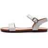 imageVenusCelia Womens Plain Strap Wide Flat SandalWhite