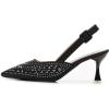 imageVenusCelia Womens Fabulous Lady Slingback Pump ShoeBlack