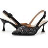 imageVenusCelia Womens Fabulous Lady Slingback Pump ShoeBlack