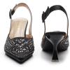 imageVenusCelia Womens Fabulous Lady Slingback Pump ShoeBlack