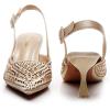 imageVenusCelia Womens Fabulous Lady Slingback Pump ShoeGold