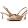 imageVenusCelia Womens Fabulous Lady Slingback Pump ShoeGold