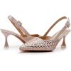 imageVenusCelia Womens Fabulous Lady Slingback Pump ShoeNude