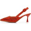 imageVenusCelia Womens Fabulous Lady Slingback Pump ShoeOrange