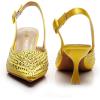 imageVenusCelia Womens Fabulous Lady Slingback Pump ShoeYellow