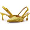 imageVenusCelia Womens Fabulous Lady Slingback Pump ShoeYellow