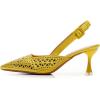 imageVenusCelia Womens Fabulous Lady Slingback Pump ShoeYellow