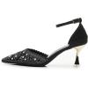 imageVenusCelia Womens Shining Lady Slingback Pump ShoeBlack