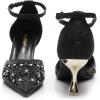 imageVenusCelia Womens Shining Lady Slingback Pump ShoeBlack