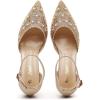 imageVenusCelia Womens Shining Lady Slingback Pump ShoeGold
