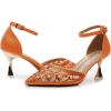 imageVenusCelia Womens Shining Lady Slingback Pump ShoeOrange