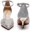 imageVenusCelia Womens Shining Lady Slingback Pump ShoeSilver