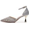 imageVenusCelia Womens Shining Lady Slingback Pump ShoeSilver