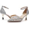imageVenusCelia Womens Shining Lady Slingback Pump ShoeSilver