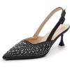 imageVenusCelia Womens Fabulous Lady Slingback Pump ShoeBlack