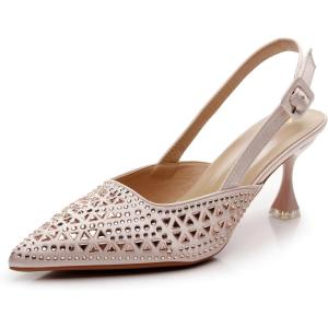 imageVenusCelia Womens Fabulous Lady Slingback Pump ShoeNude